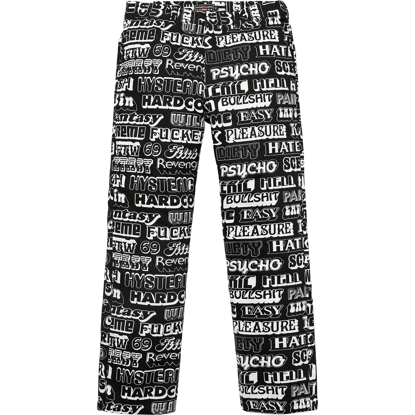 Supreme/HYSTERIC GLAMOUR Text Work Pant view 2